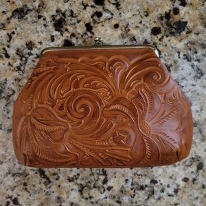 Patricia Nash Tooled Framed Clutch Wristlet